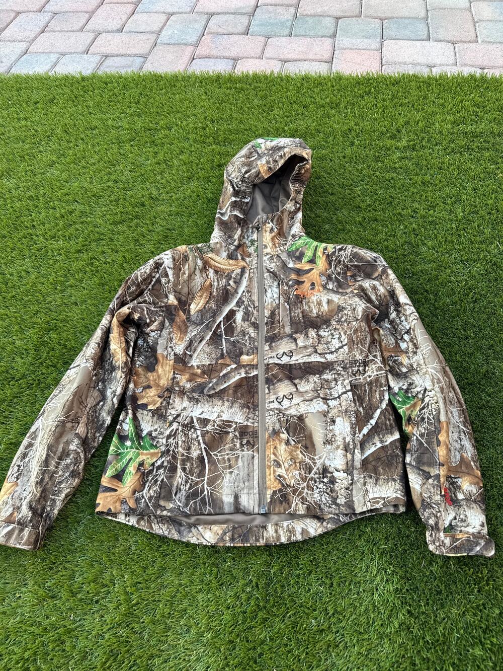 NEW Rustic Ridge Camo Hunting Jacket Youth M Hooded Waterproof Coat